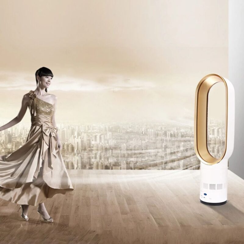 16-Zoll Bladeless Ventilator – Leise, mit Fernbedienung & Oszillation