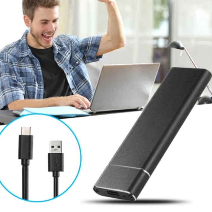 SpeedVault – Ekstern SSD med 520 MB/s og USB-C-tilkobling 1TB eller 2TB lagring