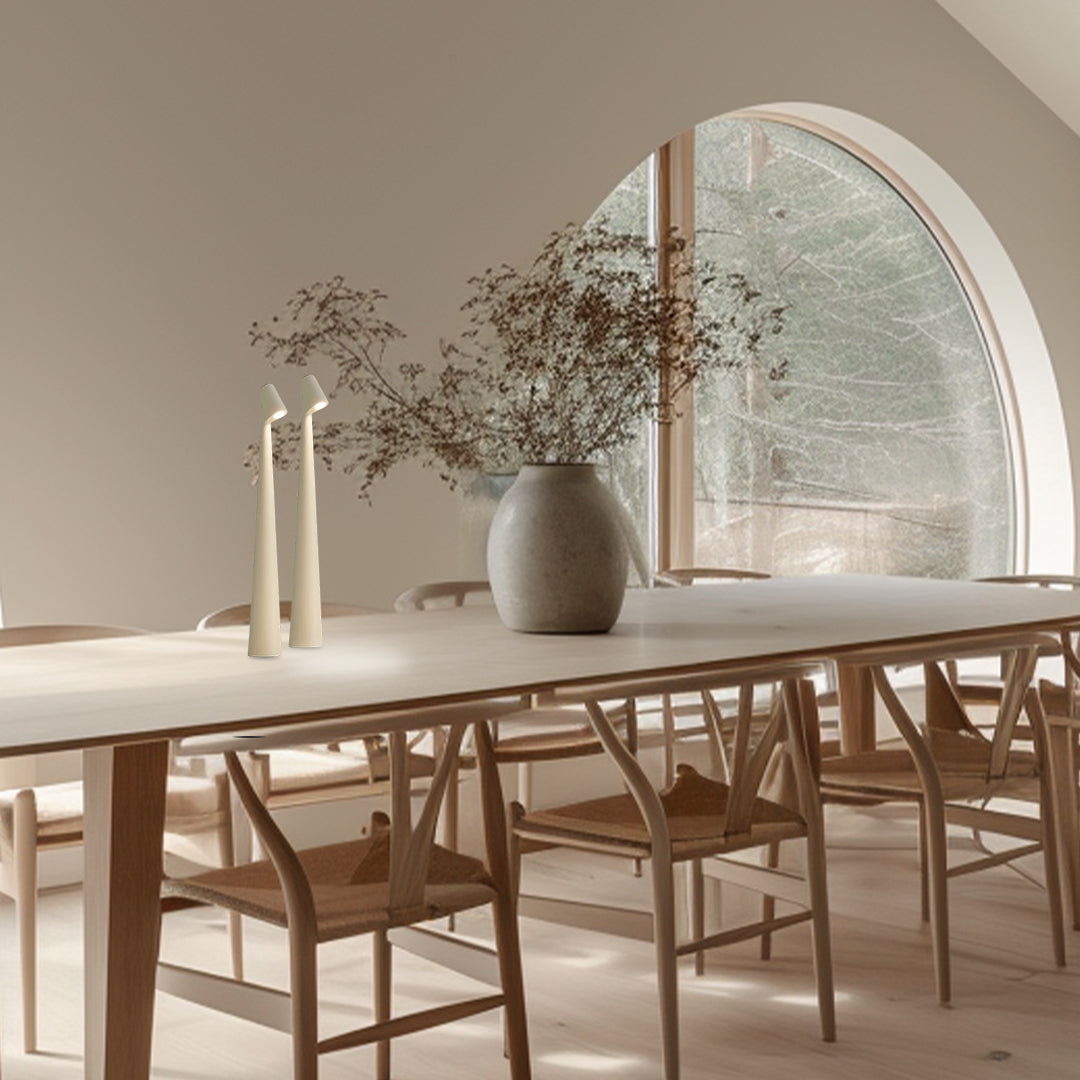 Lumosia – bordlampe oppladbar LED dimbar – innendørs og utendørs bruk