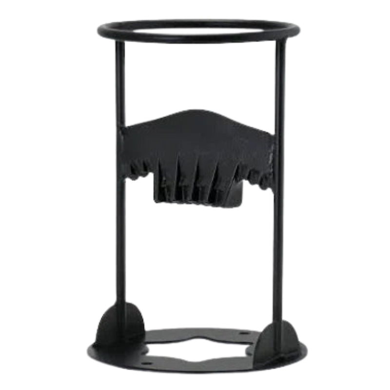 ForgeSplit – Spaltkile i stål, trekløver, svart – til ved