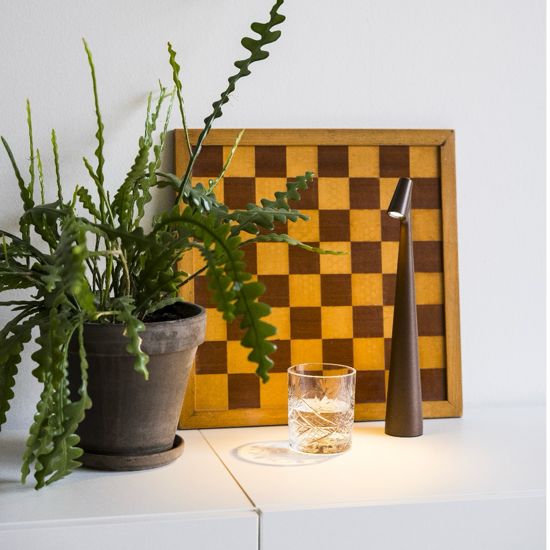 Lumosia – bordlampe oppladbar LED dimbar – innendørs og utendørs bruk