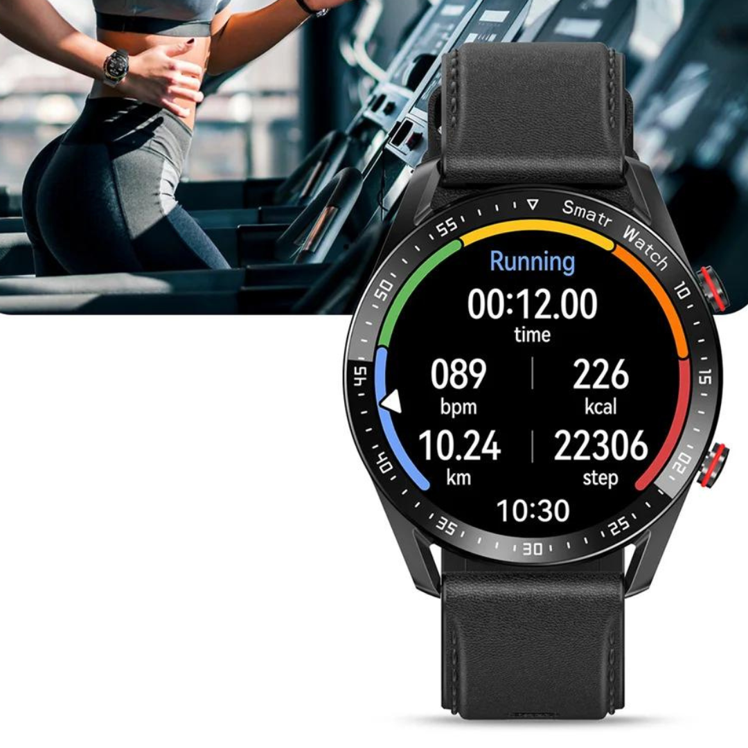 Multi SmartWatch – Stilren smartklokke med høyttaler og GPS