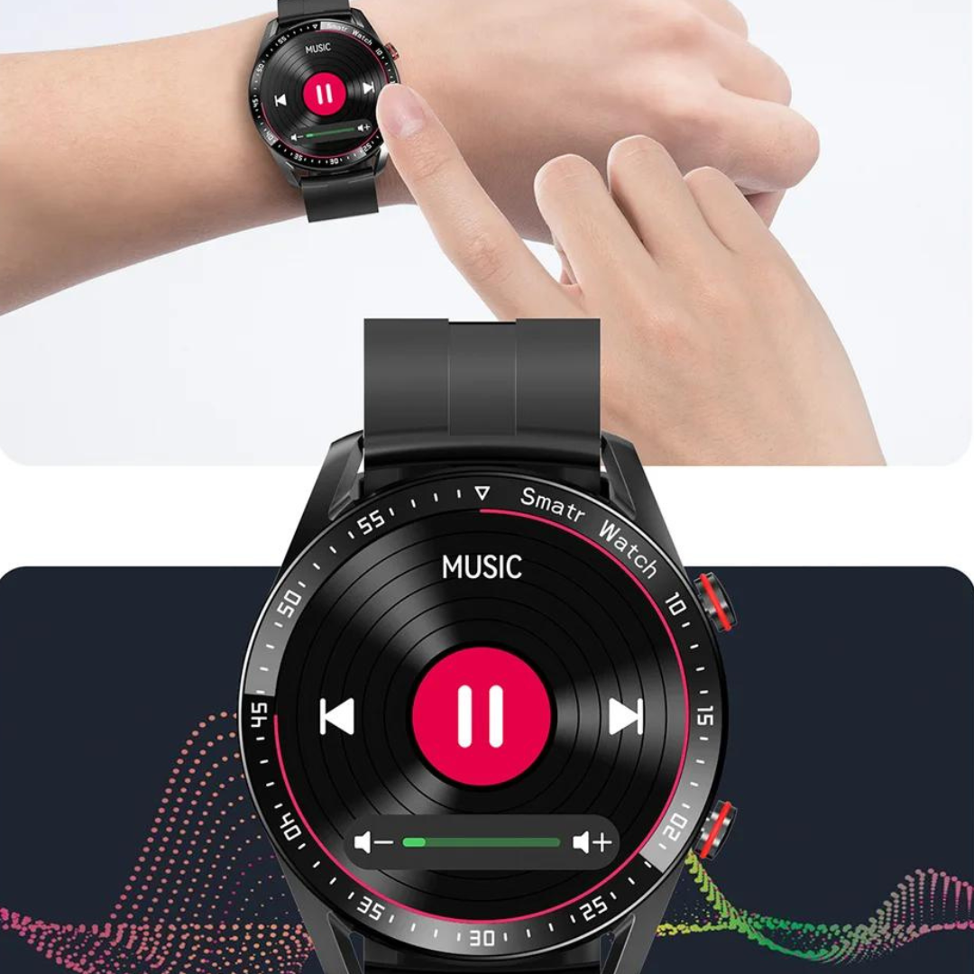 Multi SmartWatch – Stilren smartklokke med høyttaler og GPS