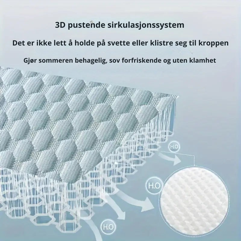ChillNest 2-delt kjølende putesett med pustende komfort