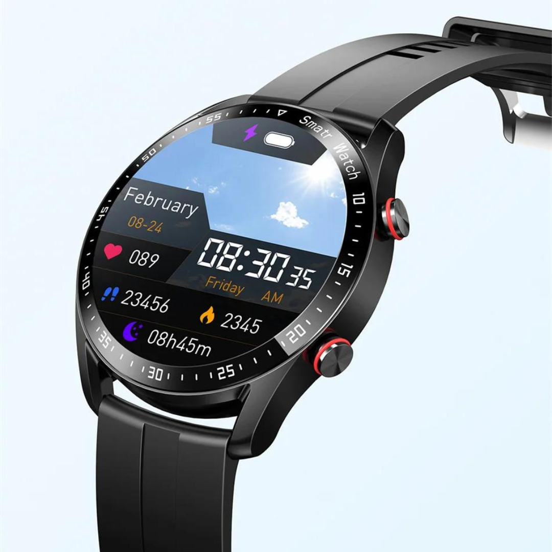 Multi SmartWatch – Stilren smartklokke med høyttaler og GPS