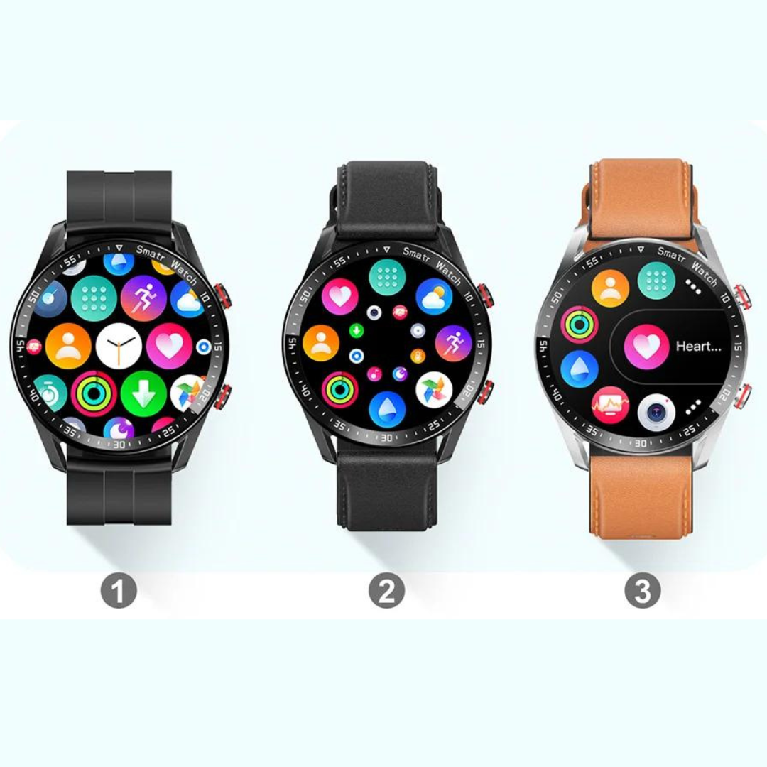 Multi SmartWatch – Stilren smartklokke med høyttaler og GPS