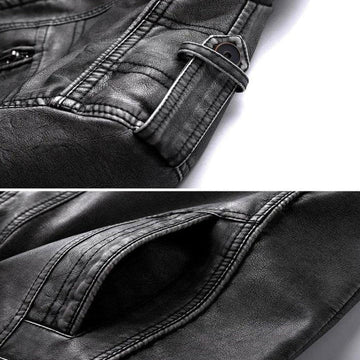 CooperWear – Herre skinnjakke i ekte skinn med klassisk design – til hverdagsbruk