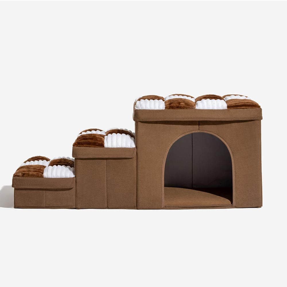 Multifunksjonell hundetrappa – Smart tilgang og hvile i ett