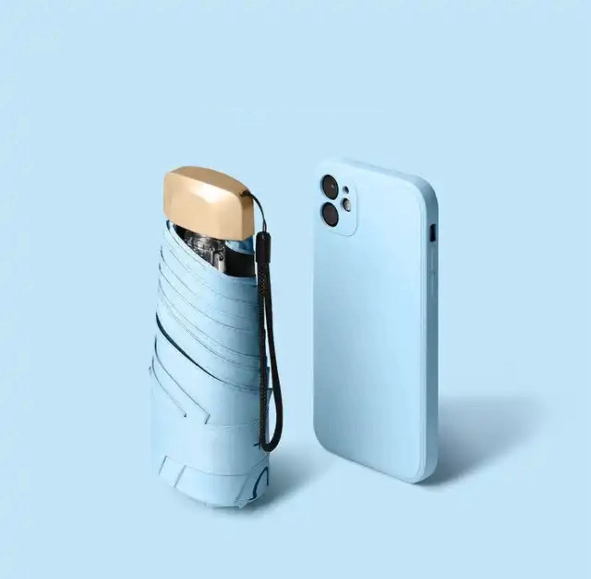 Mini Knirps – Kompakt paraply for reise og hverdagsbruk