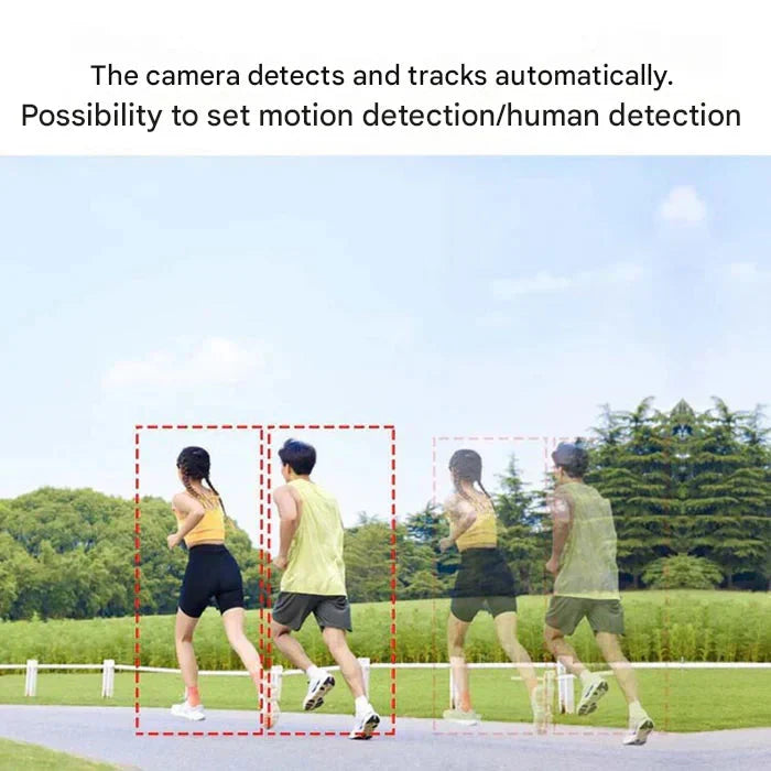 DualGuard – Trådløst 4K Overvåkningskamera med Solcellepanel og 10x zoom for Utendørs bruk