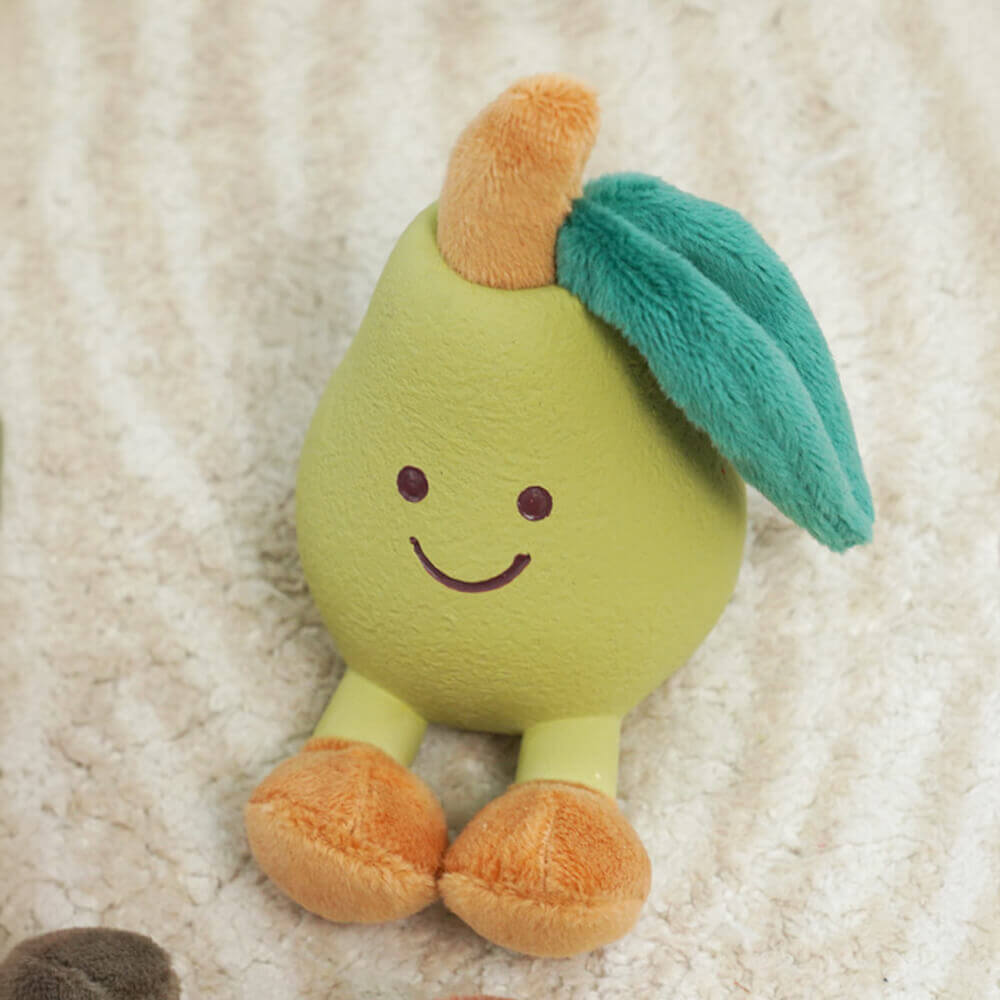 FruityChew – Fruktformet hundeleke i latex med pipfunksjon