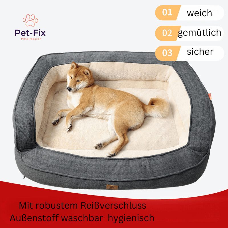 Ergonomisk hundeseng – LuxeDream for mellomstore og store hunder