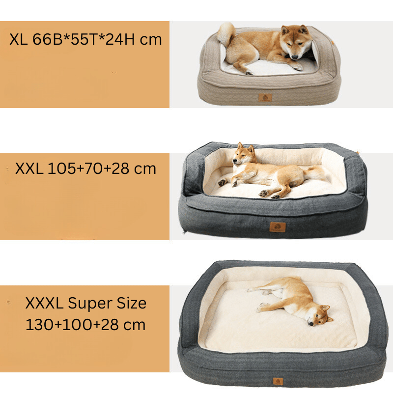 Ergonomisk hundeseng – LuxeDream for mellomstore og store hunder