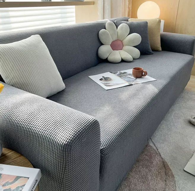 CouchWrap – Sofatrekk Jacquard vanntett og sklisikker – for familier