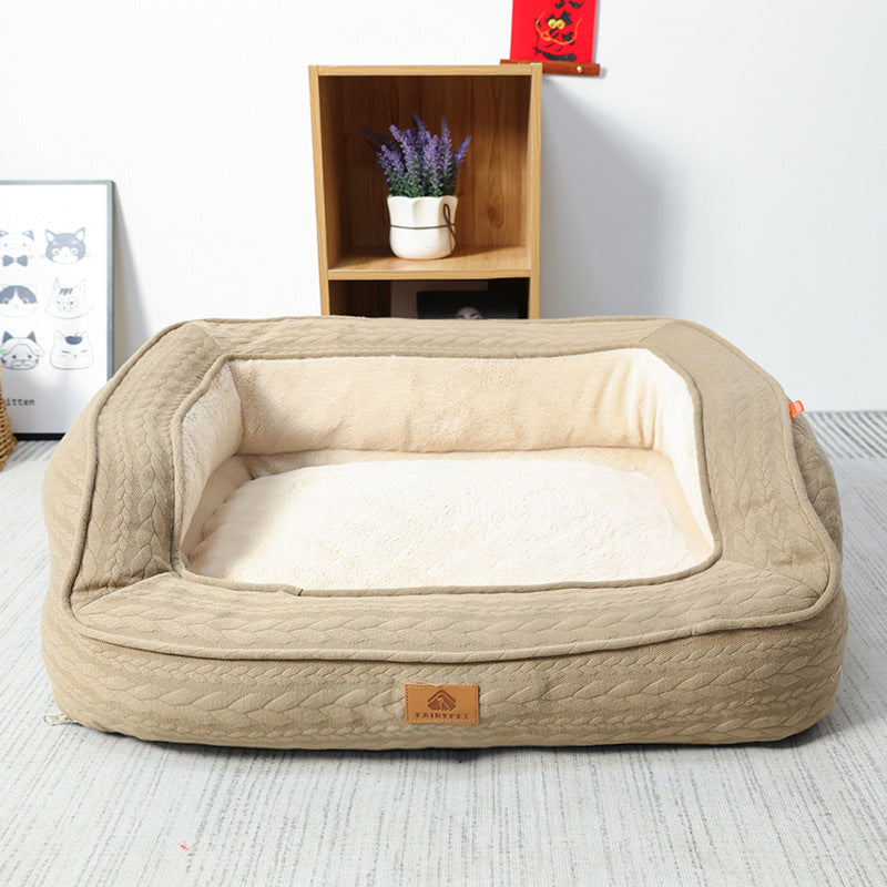 Ergonomisk hundeseng – LuxeDream for mellomstore og store hunder