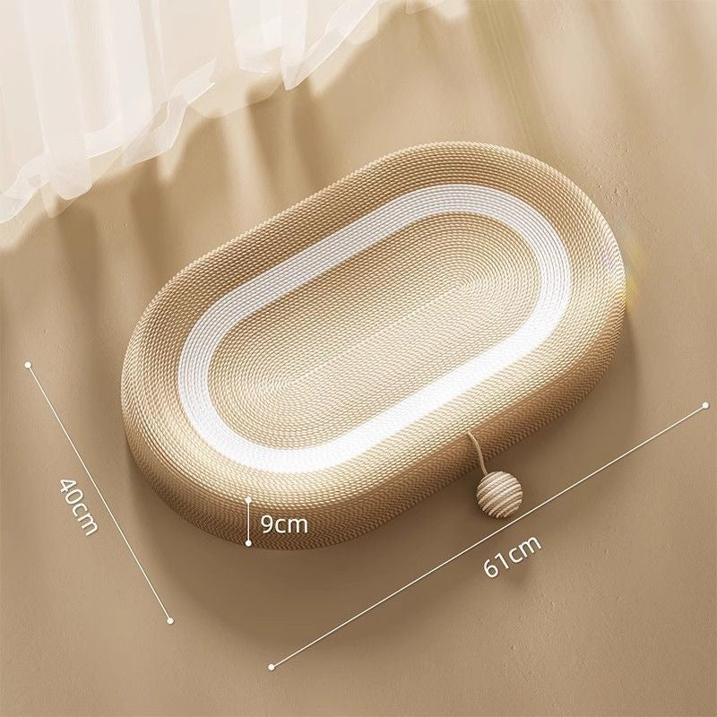 Sisal-kløpute for katter – Elegant hvilested og kløbrett i ett