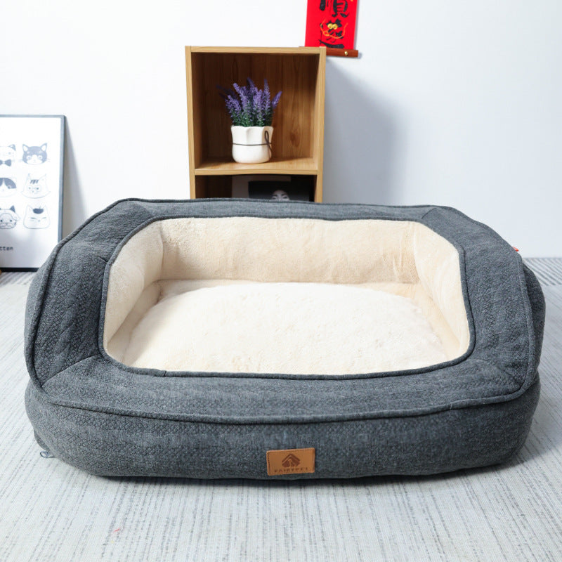 Ergonomisk hundeseng – LuxeDream for mellomstore og store hunder