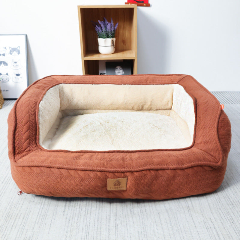 Ergonomisk hundeseng – LuxeDream for mellomstore og store hunder