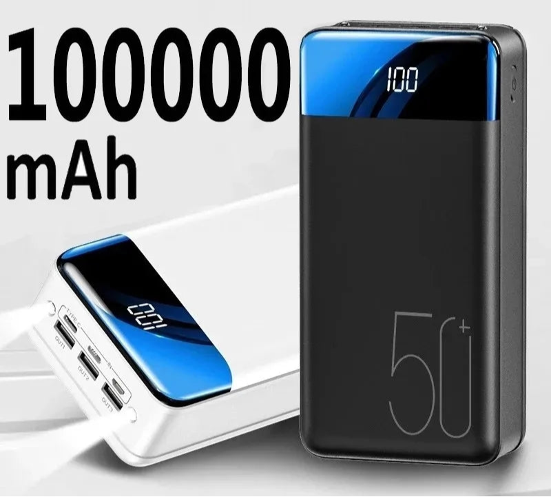 PowerBloc 50k Powerbank – 50 000 mAh hurtiglading for alle enheter