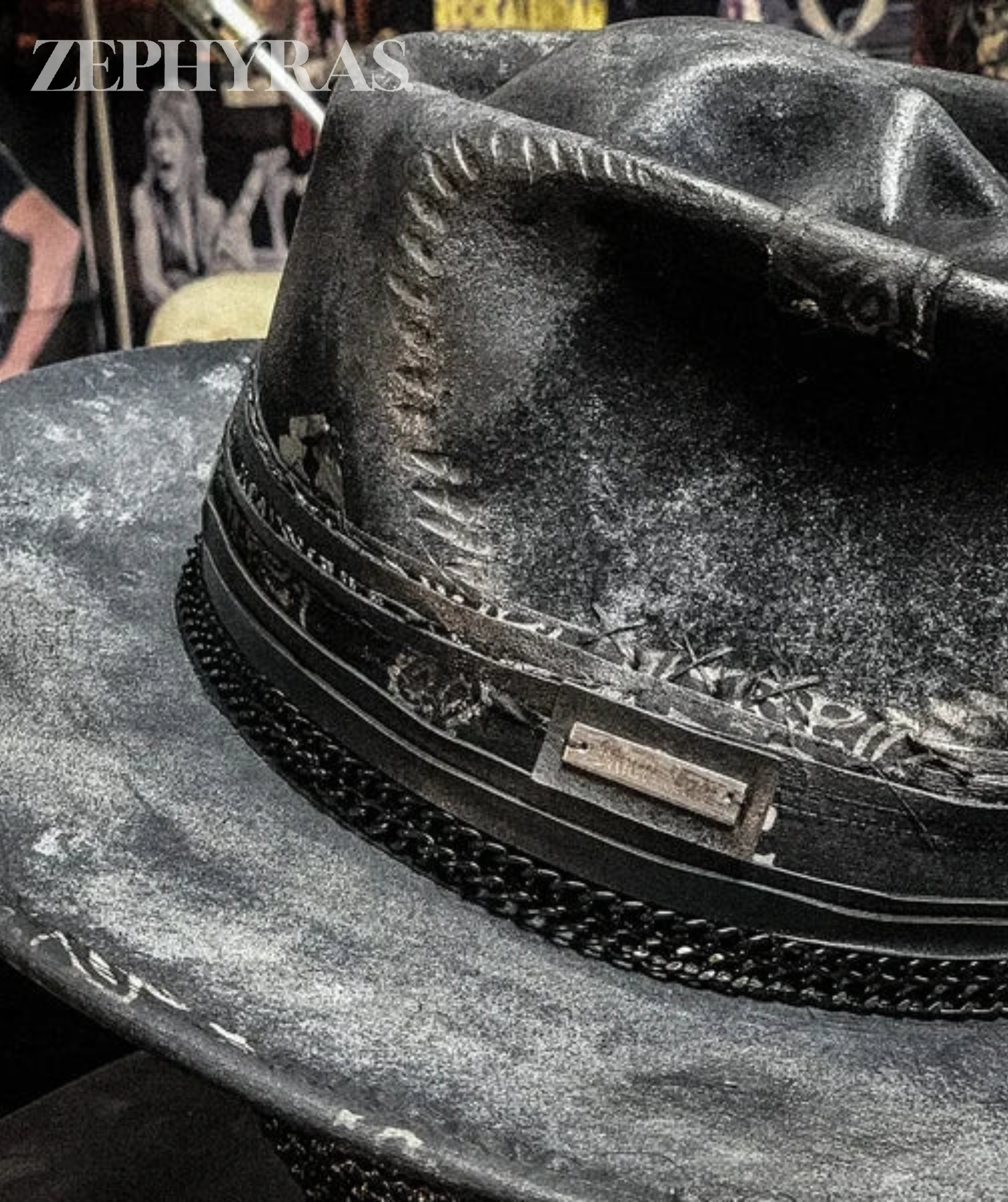 Artisan – Skull-lue i Ullblanding med Håndlaget Design for Festival og Streetwear