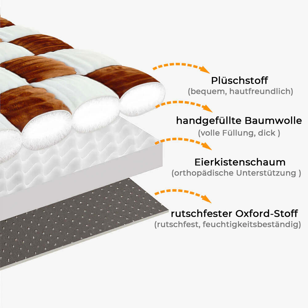 King's Chillout Sofa – Luksuriøs ortopedisk hundesofa med ryggstøtte