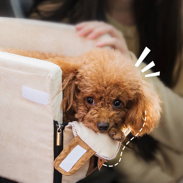 TravelBuddy – Bærbar reiseveske for små hunder (maks. 70 tegn)