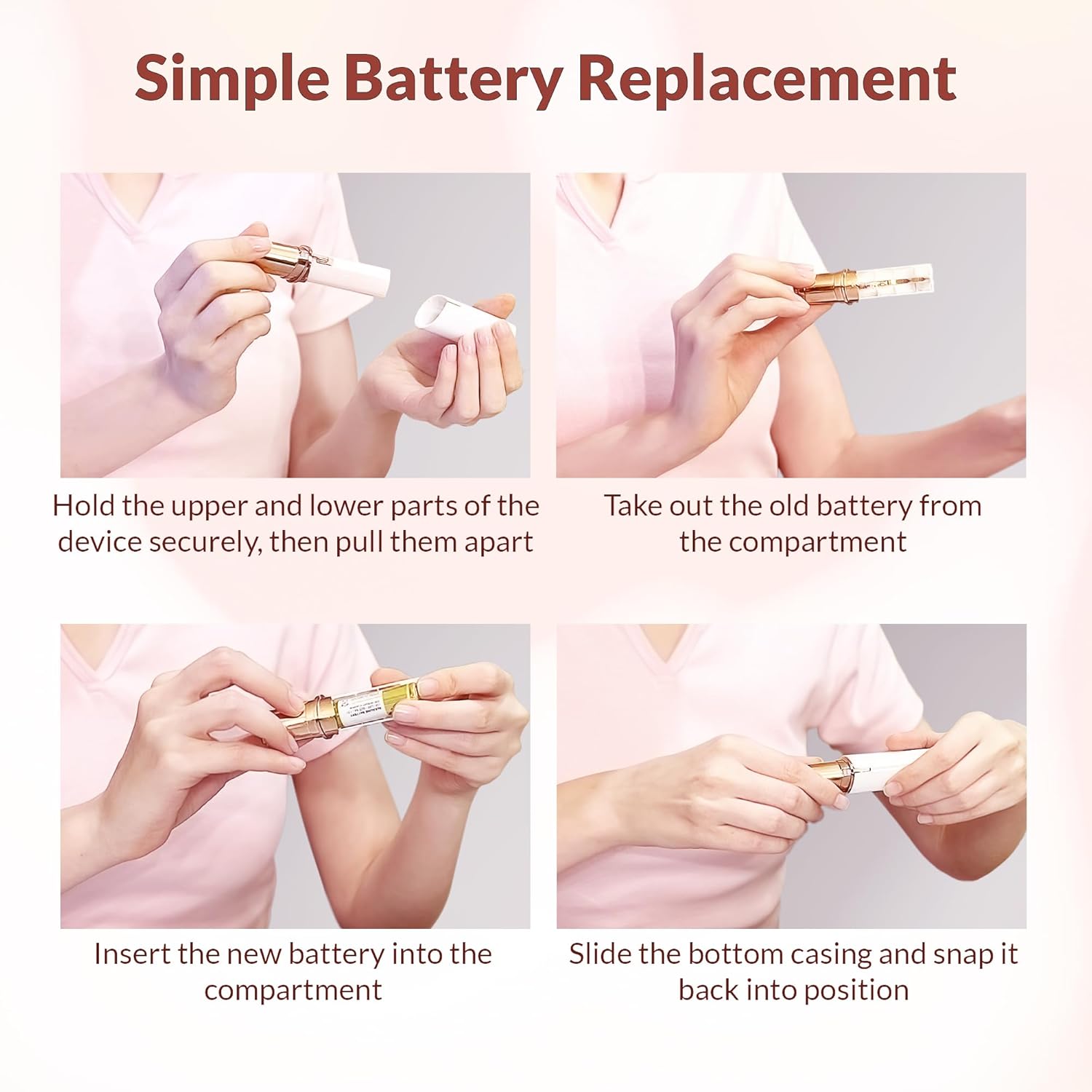 Flawless – Skånsom ansiktshårfjerner for glatt og strålende hud