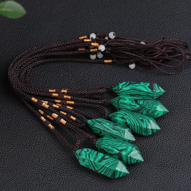 Lyra – Halskjede med naturlig ametystkrystall