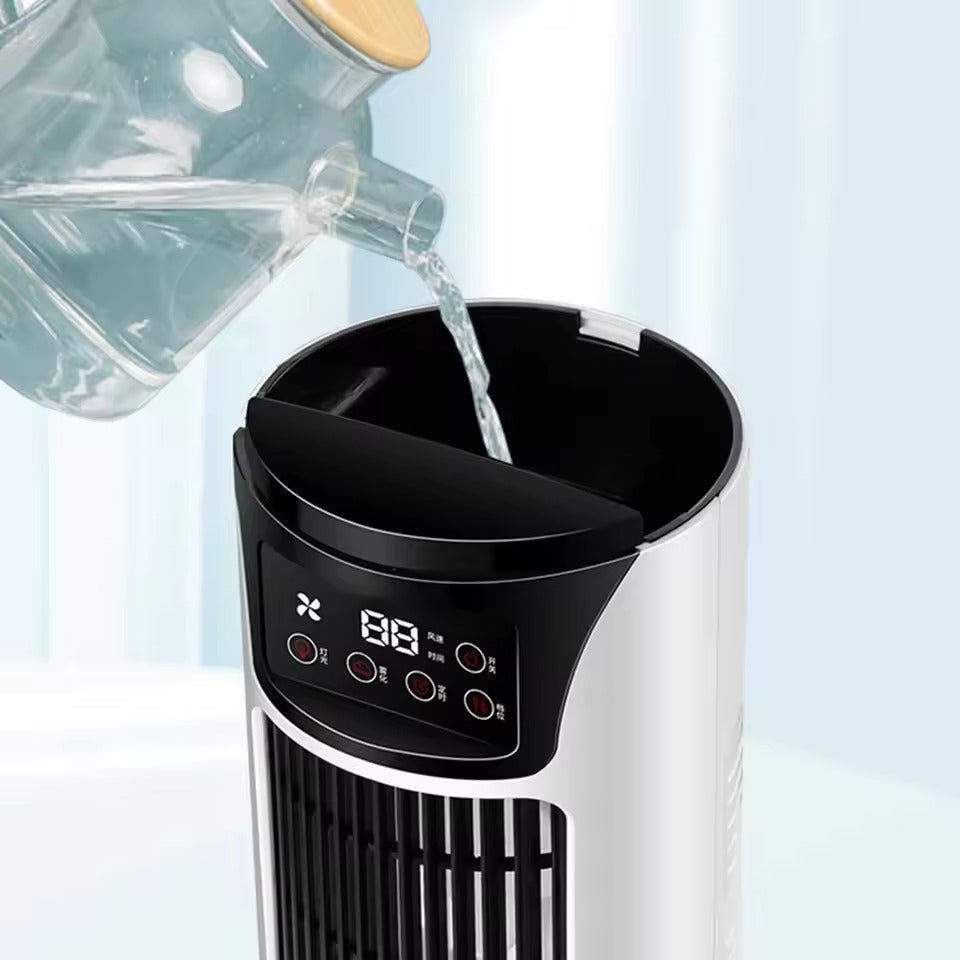 AirPure Mini – 3-i-1 bærbar luftkjøler med luftrensing og fukting