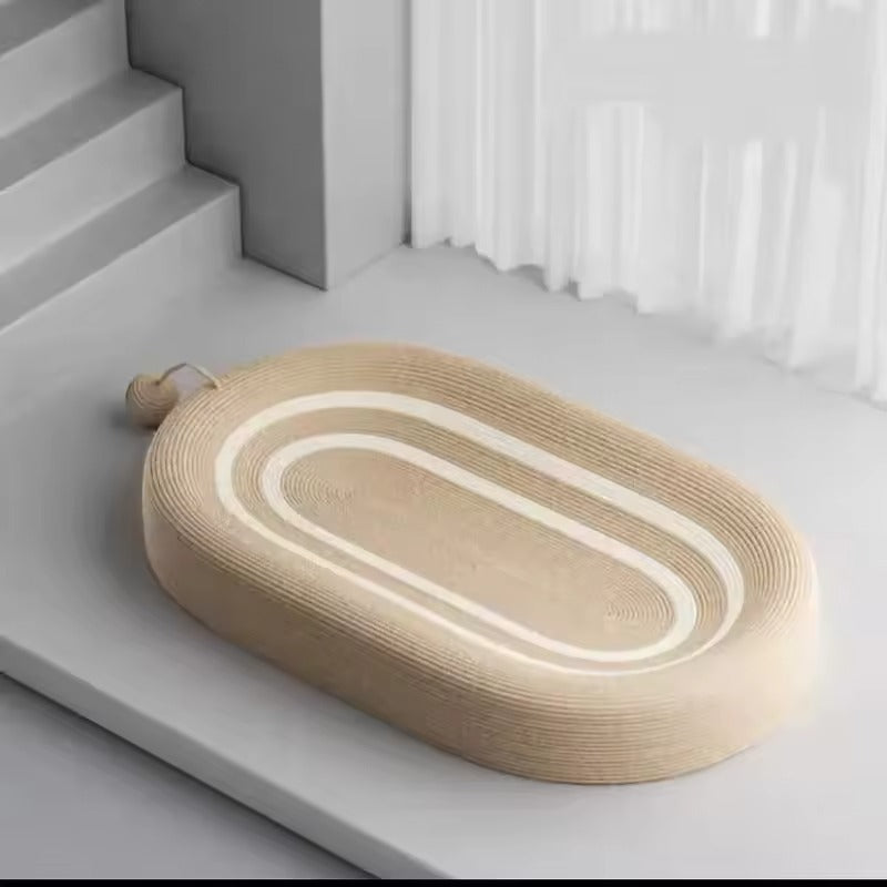 Sisal-kløpute for katter – Elegant hvilested og kløbrett i ett