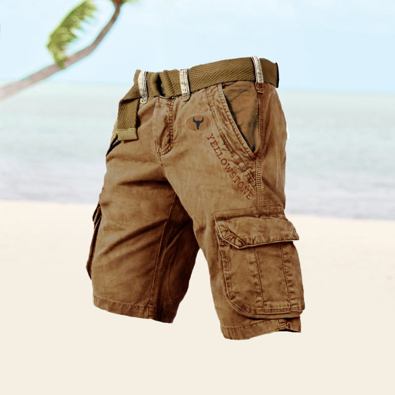 ImanWear – Cargo-shorts for Menn med flere Lommer og Stretchpassform for utendørs og daglig bruk
