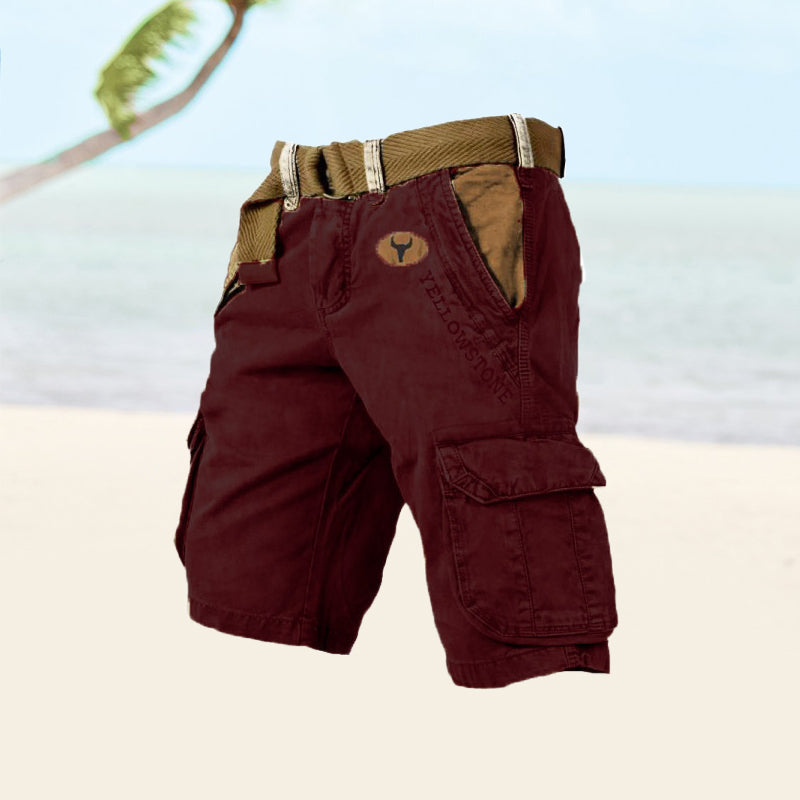 ImanWear – Cargo-shorts for Menn med flere Lommer og Stretchpassform for utendørs og daglig bruk