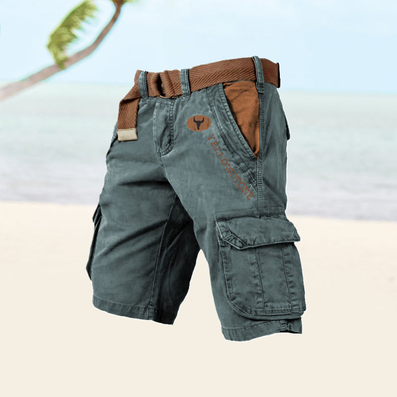 ImanWear – Cargo-shorts for Menn med flere Lommer og Stretchpassform for utendørs og daglig bruk