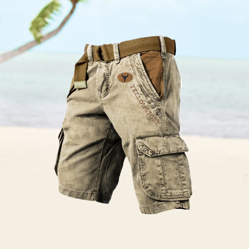 ImanWear – Cargo-shorts for Menn med flere Lommer og Stretchpassform for utendørs og daglig bruk