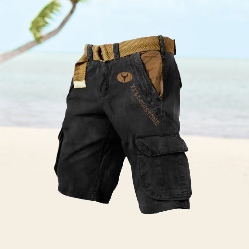 ImanWear – Cargo-shorts for Menn med flere Lommer og Stretchpassform for utendørs og daglig bruk