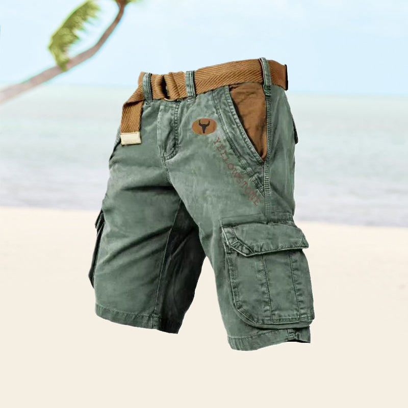 ImanWear – Cargo-shorts for Menn med flere Lommer og Stretchpassform for utendørs og daglig bruk