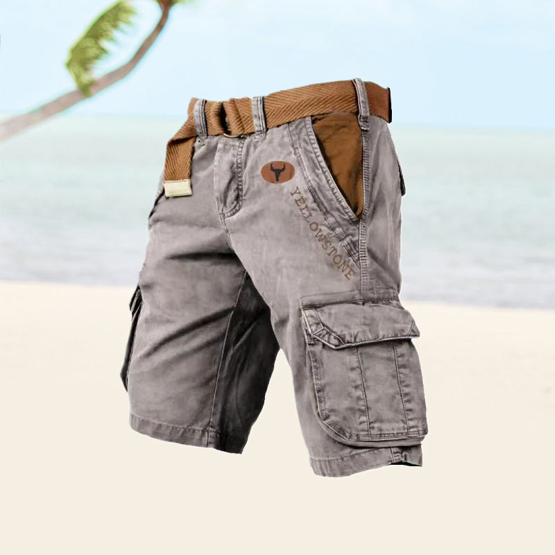 ImanWear – Cargo-shorts for Menn med flere Lommer og Stretchpassform for utendørs og daglig bruk