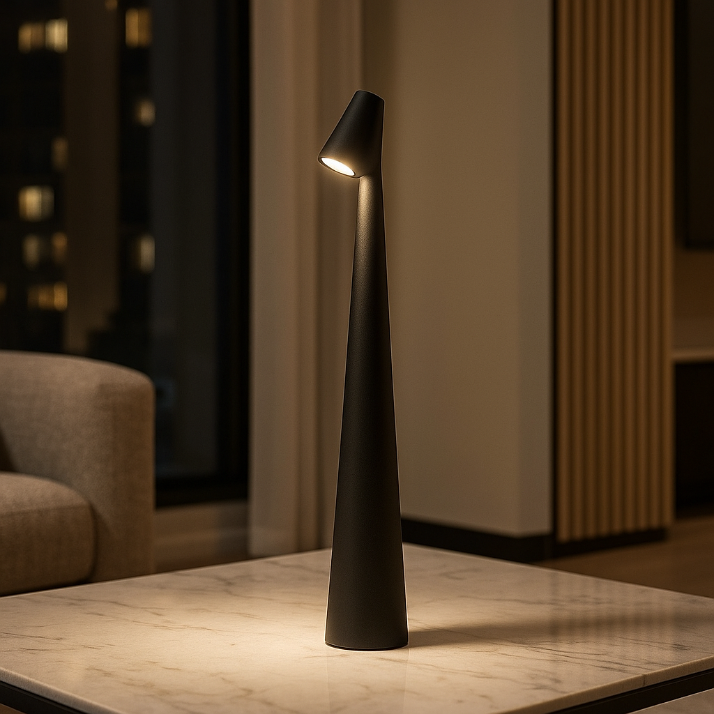 Lumosia – bordlampe oppladbar LED dimbar – innendørs og utendørs bruk