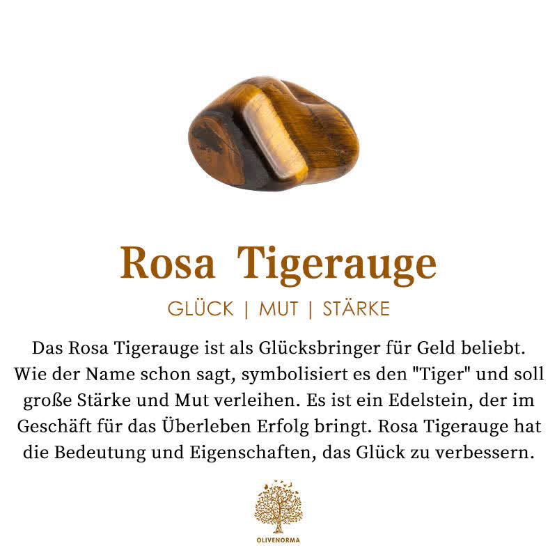 Orion – Rosenkranskjede for menn med tigerøye- og lapis lazuli-steiner Spirituell og justerbar