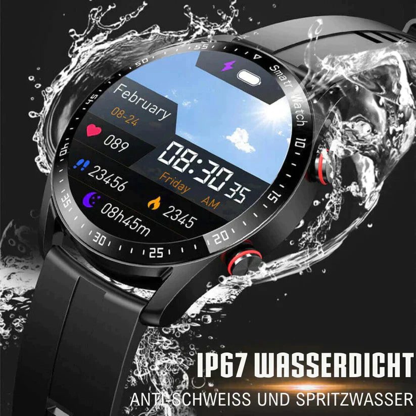 Multi SmartWatch – Stilren smartklokke med høyttaler og GPS