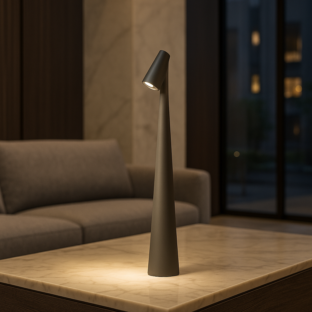 Lumosia – bordlampe oppladbar LED dimbar – innendørs og utendørs bruk
