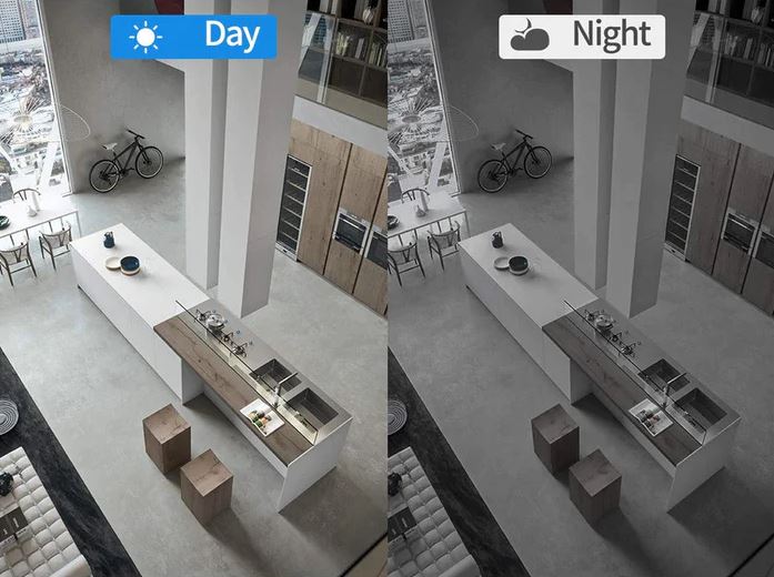 SafeView – WiFi-overvåkingskamera med nattsyn og Bevegelsessensor for Hjemmebruk