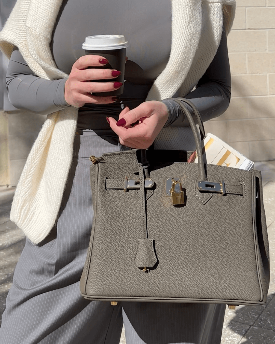 Evelina – Skinnhåndveske for Kvinner med Klassisk Design og romslig innside for jobb og hverdagsbruk