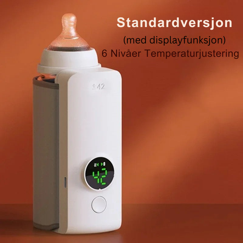 WarmEase flaskevarmer for baby – Bærbart design med presis temperaturkontroll