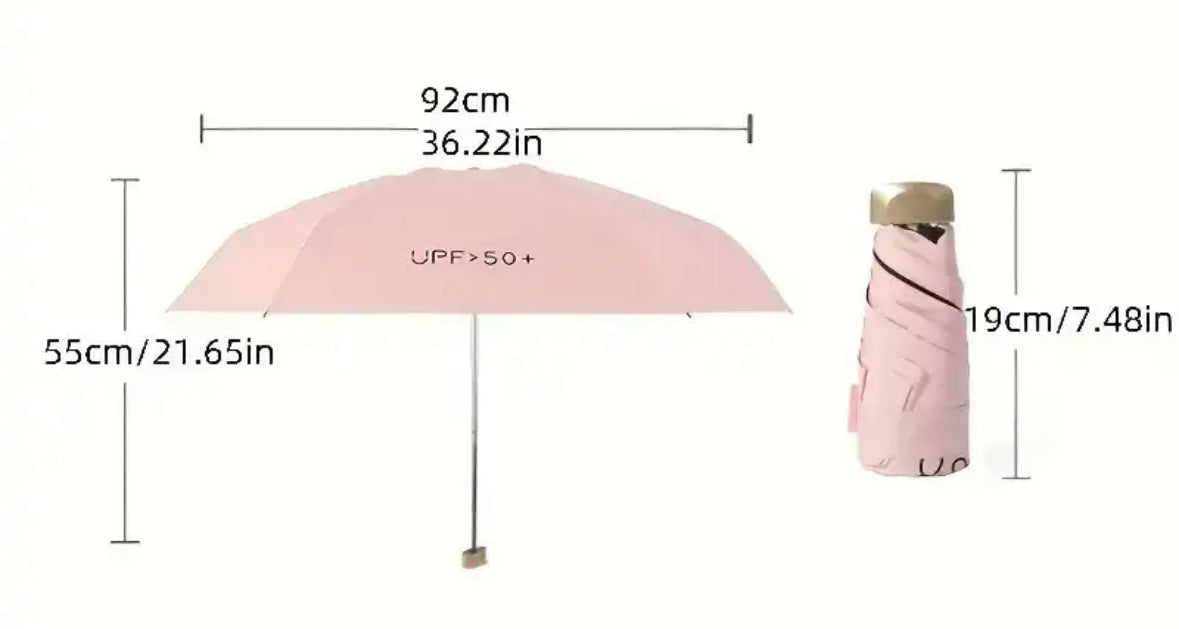 Mini Knirps – Kompakt paraply for reise og hverdagsbruk