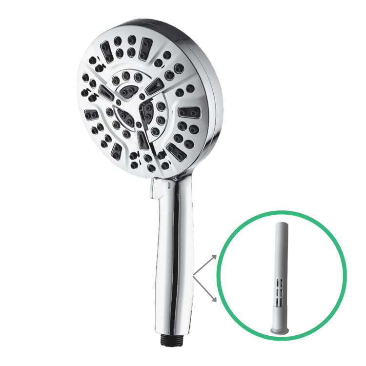 AquaMulti Dusjhode – 10 moduser, vannfilter og stilrent design