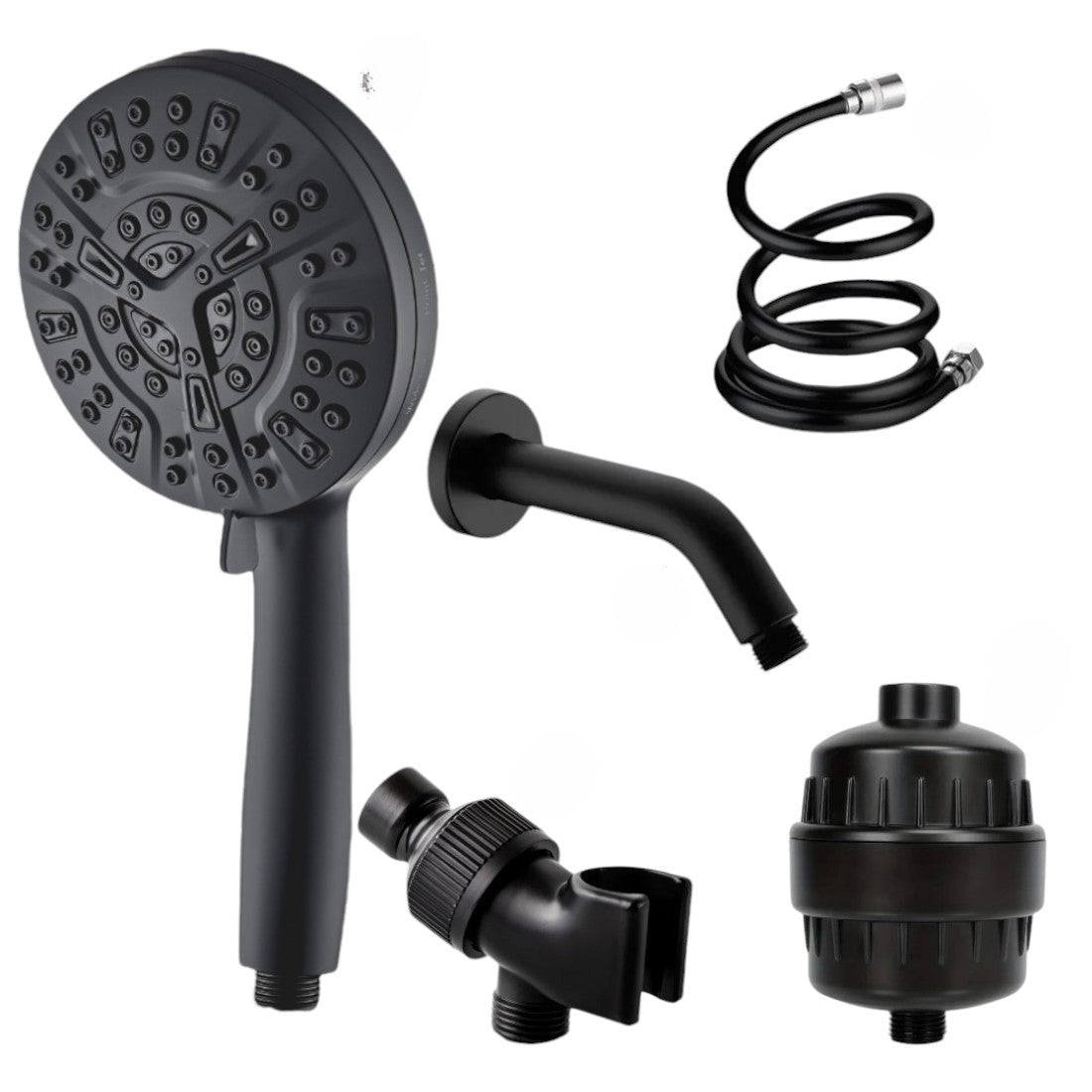 AquaMulti Dusjhode – 10 moduser, vannfilter og stilrent design