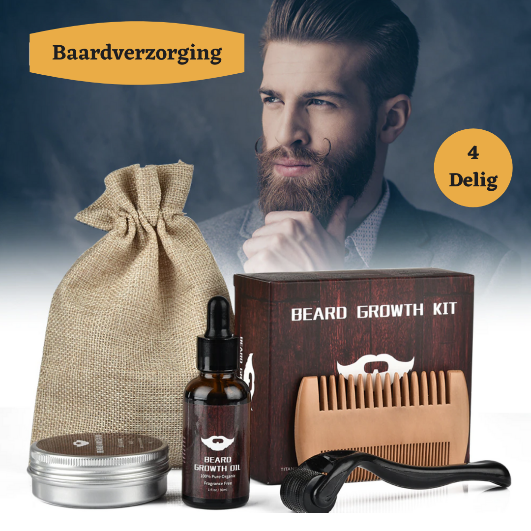 Bartboost – Skjeggvekstsett mikronal teknologi – for menn hjemme