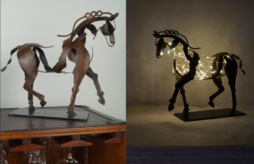 Adonisma Hesteskulptur i metall – Elegant dekor for alle rom