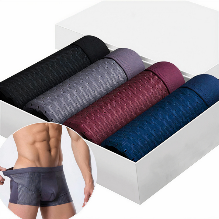 Daan – Boxershorts for Menn i Bambus, Pustende og Slitesterk 10-pakning
